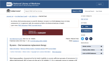 National Library Of Medicine KYZATREX