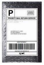 pre-paid shipping bag